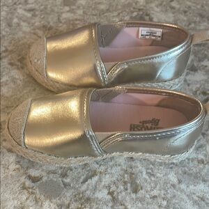 OshKosh B'gosh Gold Slippers Metallic Slip-On